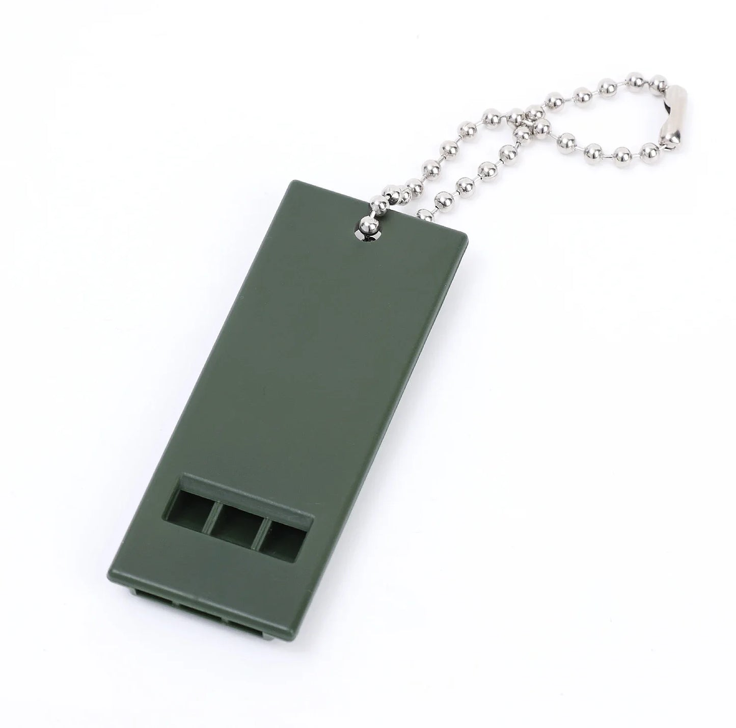 150dB 3-Frequency Survival Whistle - Aluminum Alloy Emergency Keychain for Camping/Hiking, Windproof Hiking Accessories Edc Tool