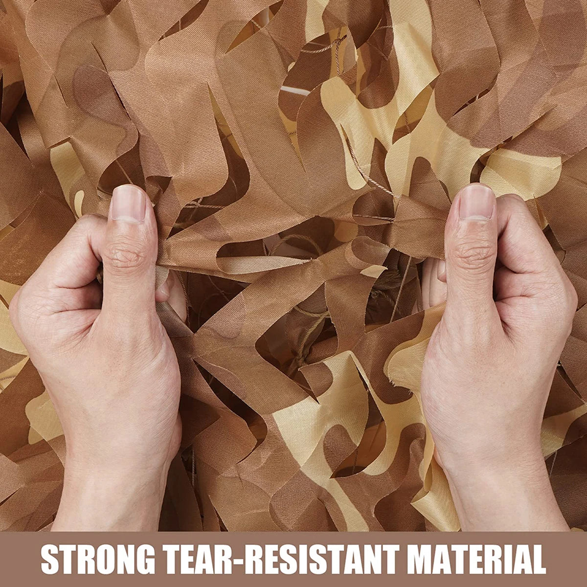 Camouflage Netting, Desert Camouflage Netting Roll, Hunting Concealment Net, Suitable for Camping, Hunting, Party Decorations