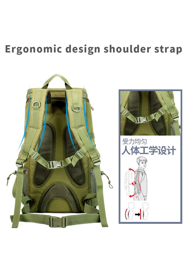Tactical Medical Backpack MOLLE First Aid Rescue Pack with Removable Internal Organizer for Outdoor Emergency Hiking Camping