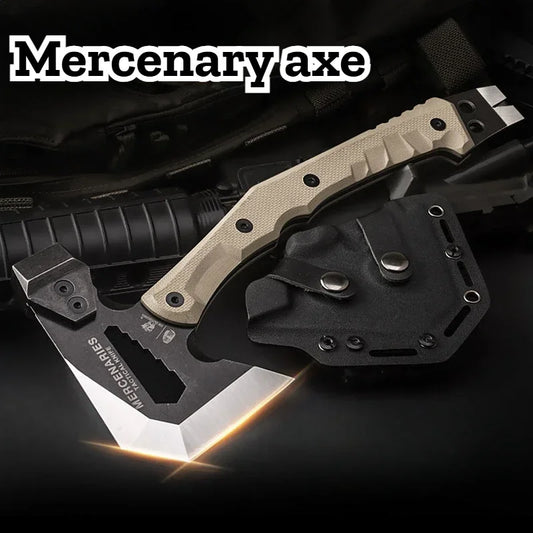 Mercenarys Axe Camping Touris Ax Multifunctional Hatchet Tactical Hunting Tools Tomahawk Hammer Outdoor Survival Accessories