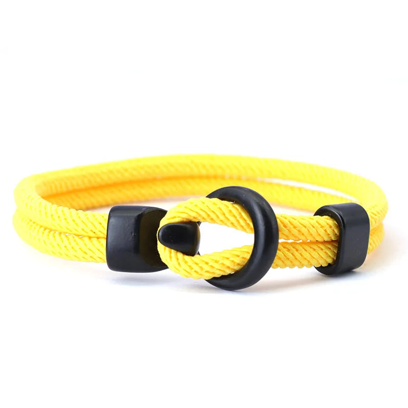 Novel Grade A Rope Bracelet Men Double Layer Outdoor Camping Braclet Homme Accessories Survival Paracord Braslet Gift For Him