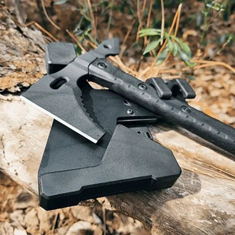 Multifunctional Hand Axe Mountain Camping Tactical Survival Defense Axes Outdoor Cutting Firewood Axe Portable Fire Rescue Axes
