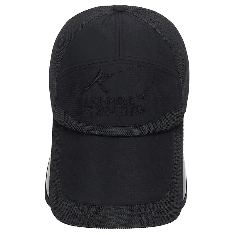 Sunvisor Adjustable Sunvisor Hats Fishing Cap Summer Outdoor Sports Travel Quick-drying Breathable Mesh Baseball Hat