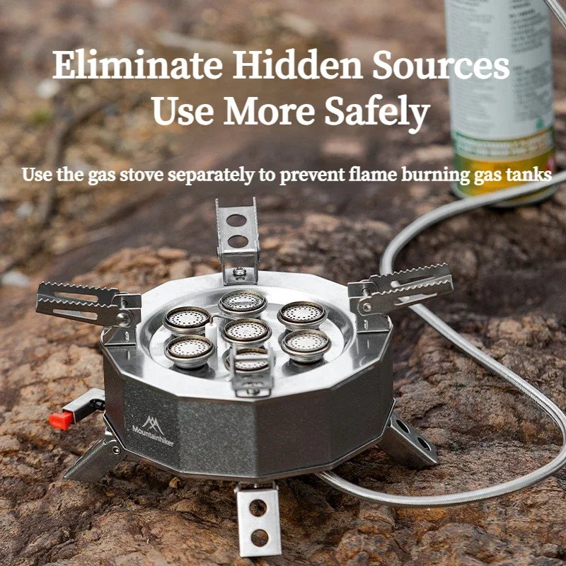 Mountainhiker Burner 15800W 19800W Gas Stove Cookware Portable Furnace Picnic Barbecue Supplies Outdoor Camping Hiking Tourist