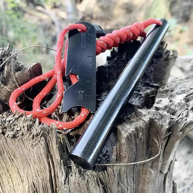 Bear Grylls Survival Fire Starter Magnesium Flint Rod Portable Emergency Firesteel Kit Lighters Smoking for Camping Hiking Tool