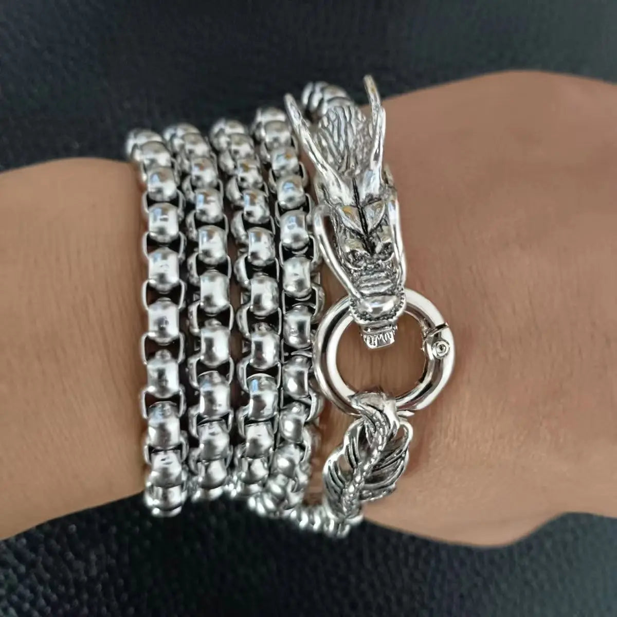 New Tactical EDC Stainless Steel Faucet Box Chain Bracelet Solid Metal Self Protection Survival Tools Outdoor Self-defense Tool