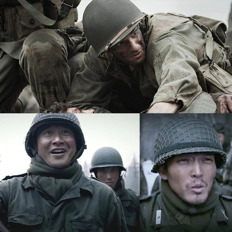 Tactical Battle Helmet Double Layer Anti-Lo Steel Helmet Field Brother Cany Heaear Film And TV Props Military Fan Gear