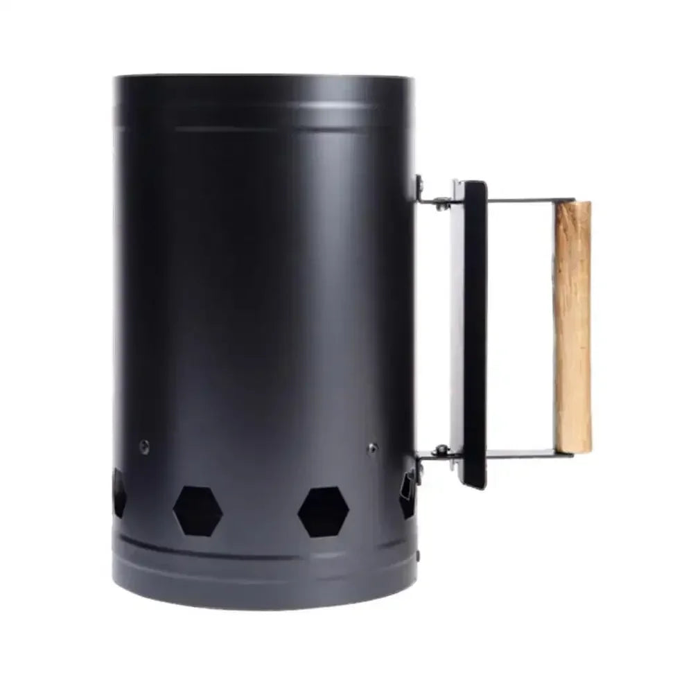 Outdoor Grill Camping Ignition Bucket Charcoal Bucket Charcoal Fire Ignition Bucket Charcoal Bucket Fire Pit Ignition Cylinder