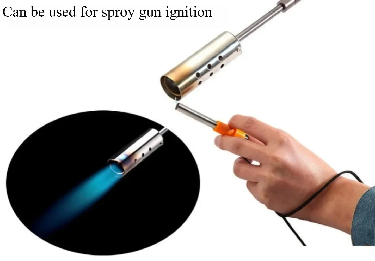 Outdoor Electric Lighter Stove Head Igniter Kitchen Household Mini Ignition Rod Electronic Portable Ignition Gun Stove