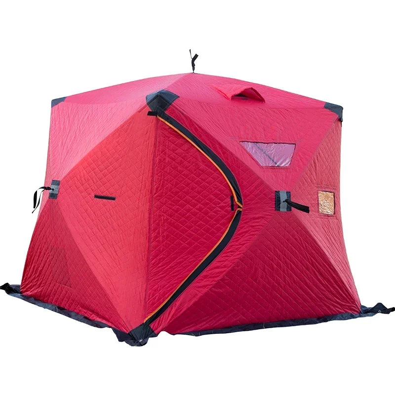 YOUSKY  Tents Outdoor Camping 3-4 Person Oxford Snow Tent Pop Up Travel Tent Ice Fishing Tents