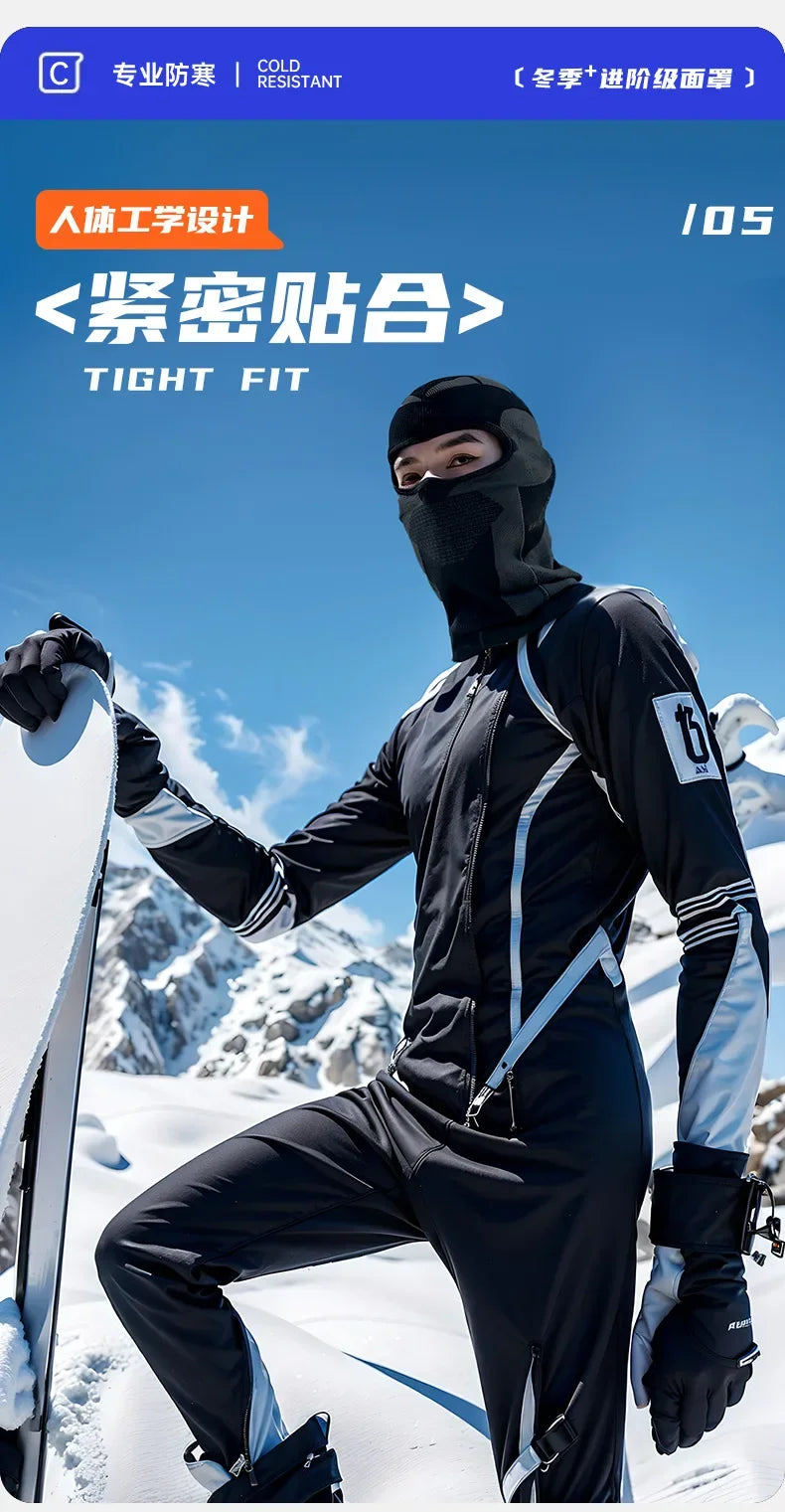 Thermal Scarf Balaclava Men Women All Face Mask Winter Warm Ski Hat Cold-Proof Cycling Hunting Head Neck Cover Helmet Liner Caps