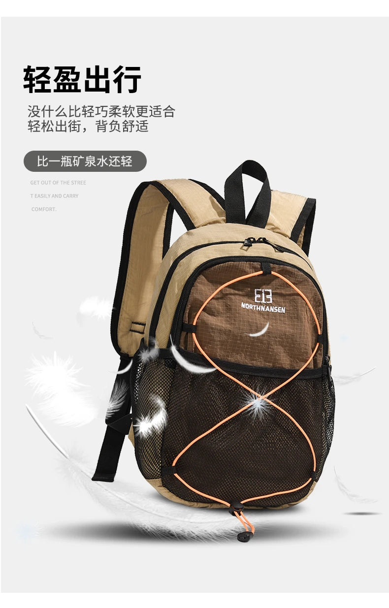 Outdoor leisure and sports backpacks. They are lightweight backpacks suitable for travel, cycling, hiking, and mountaineering, w