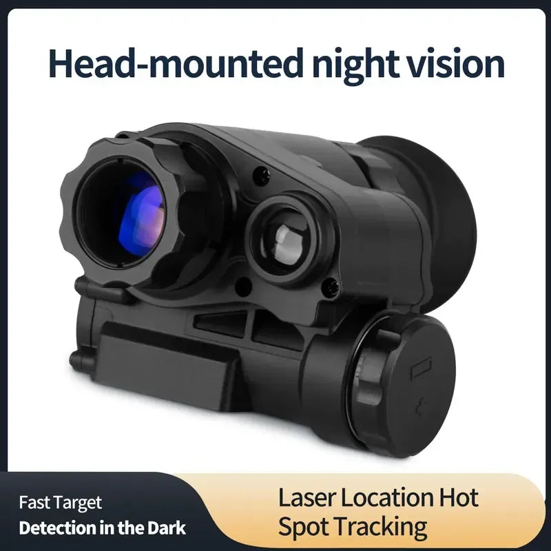 NVG10 FHD Digital Infrared Head Mounted Outdoor Helmet Type Single Tube Monocular Night Vision Goggles Campling Hunting