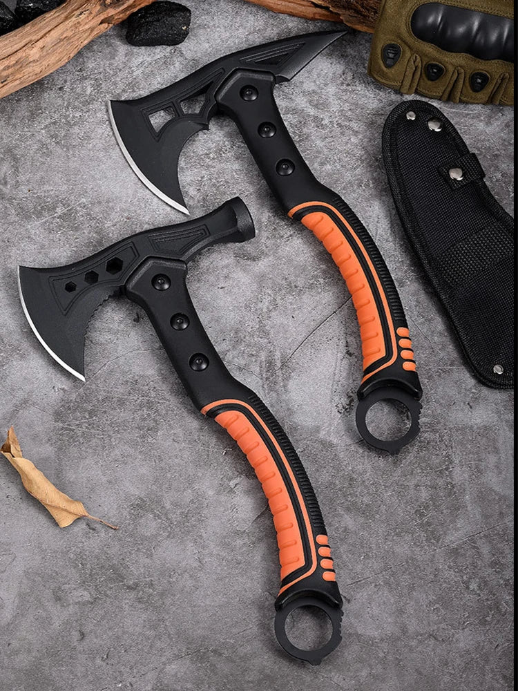 Outdoor Axe Outdoor Self-Defense Axe,Outdoor Camping Axe,Camping Tactical Axe,multifunctional Woodworking Axes,survival hatchet