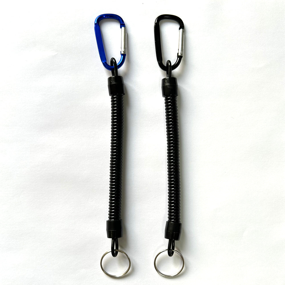1PC Tactical Retractable Spring Elastic Rope Security Gear Tool Hiking Camping Anti-lost Phone Keychain Fishing Lanyards Outdoor