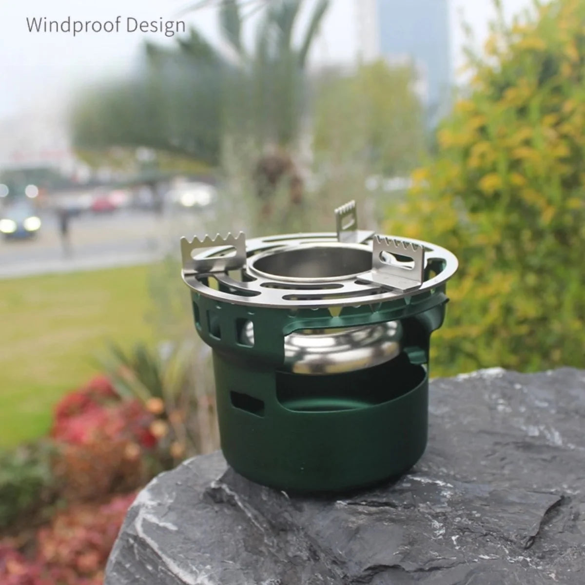 Outdoor Portable Mini Alcohol Stove High-temperature Alcohol Stove Accessories Water Heating Stove Camp Cooking Supplies