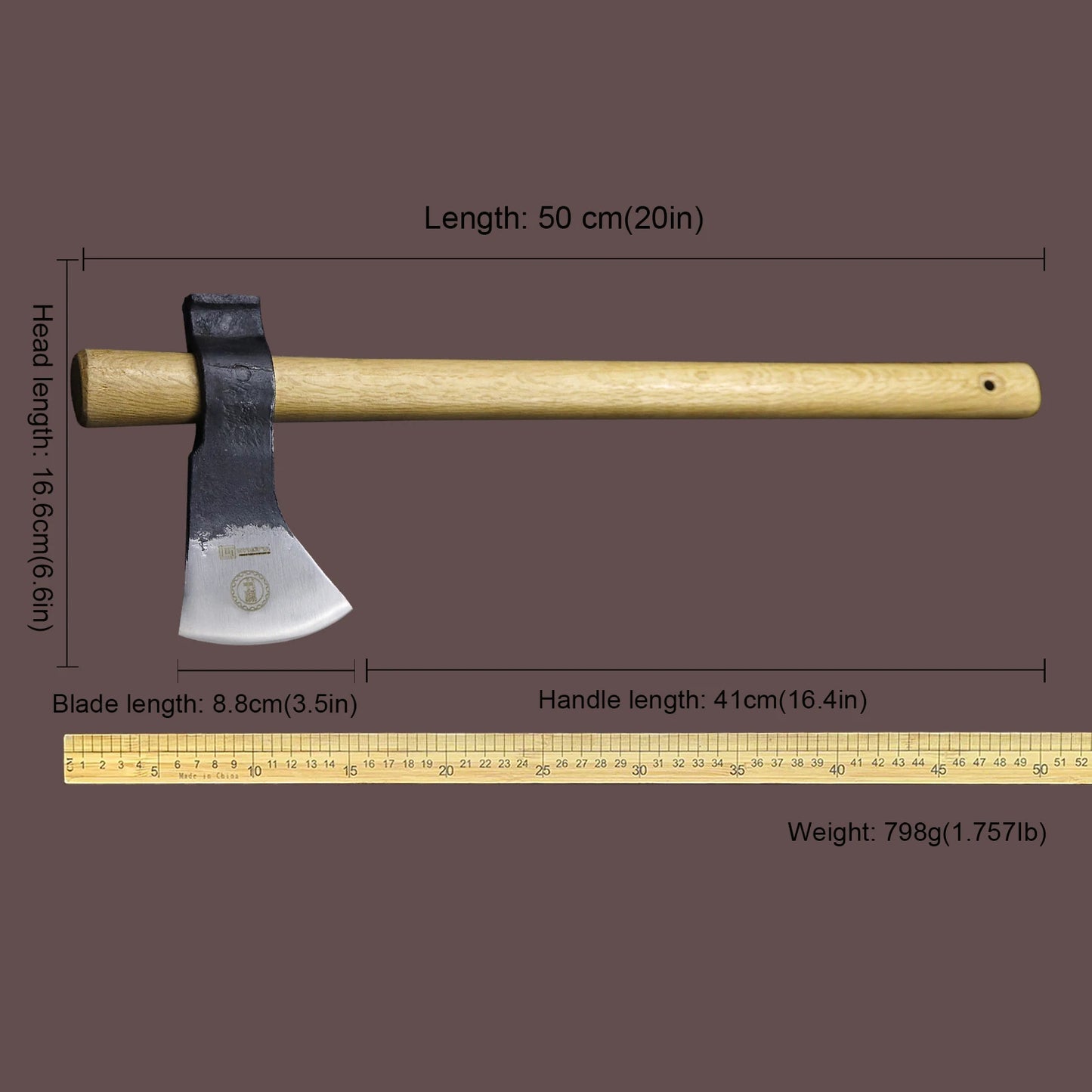 BA-KOR&WPKOPYA manufactures multi-purpose outdoor jungle survival axes, removable high-carbon steel logging axes