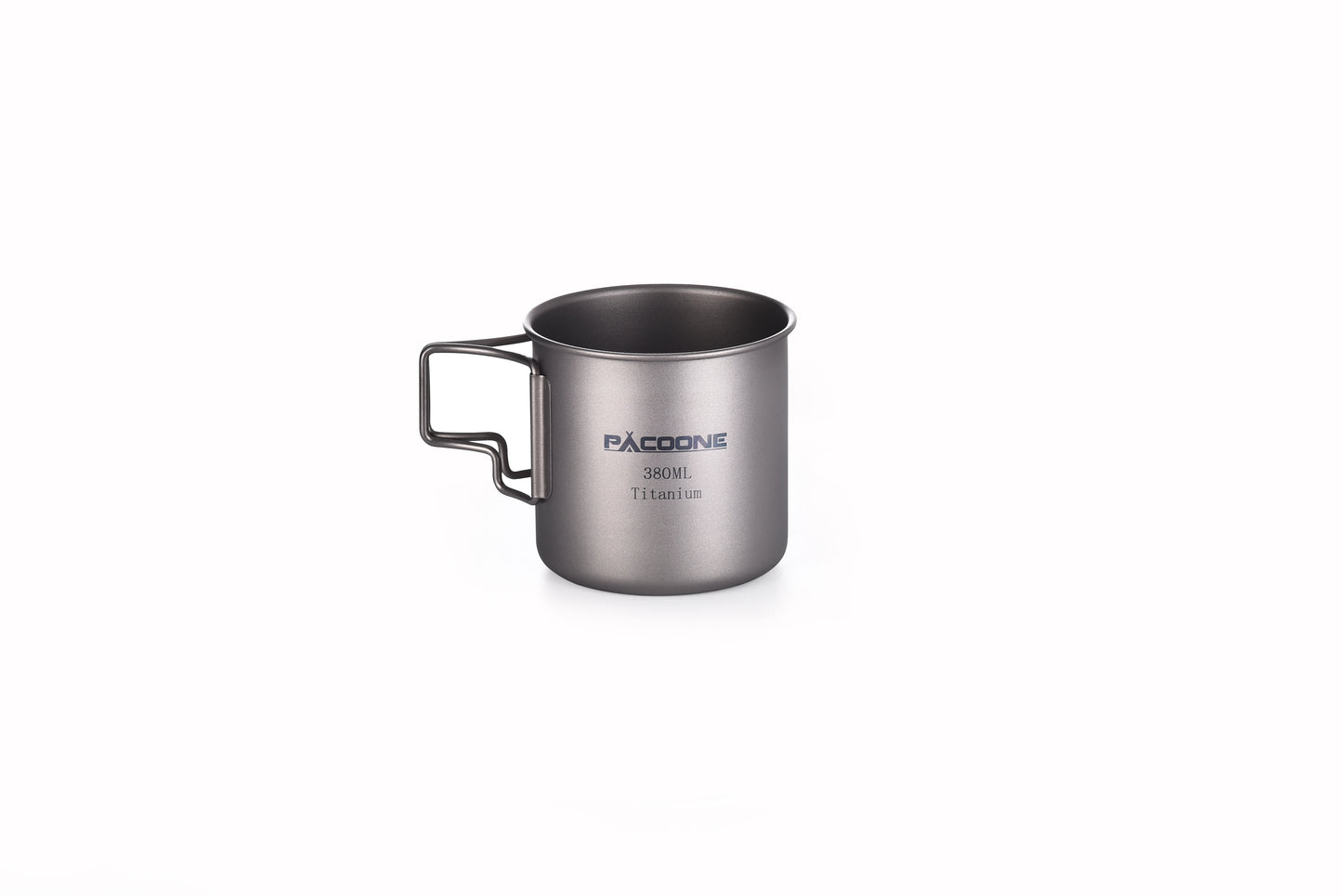 PACOONE Camping Mug Titanium Cup Tourist Tableware Picnic Utensils Outdoor Kitchen Equipment Travel Cooking Set Cookware Hiking