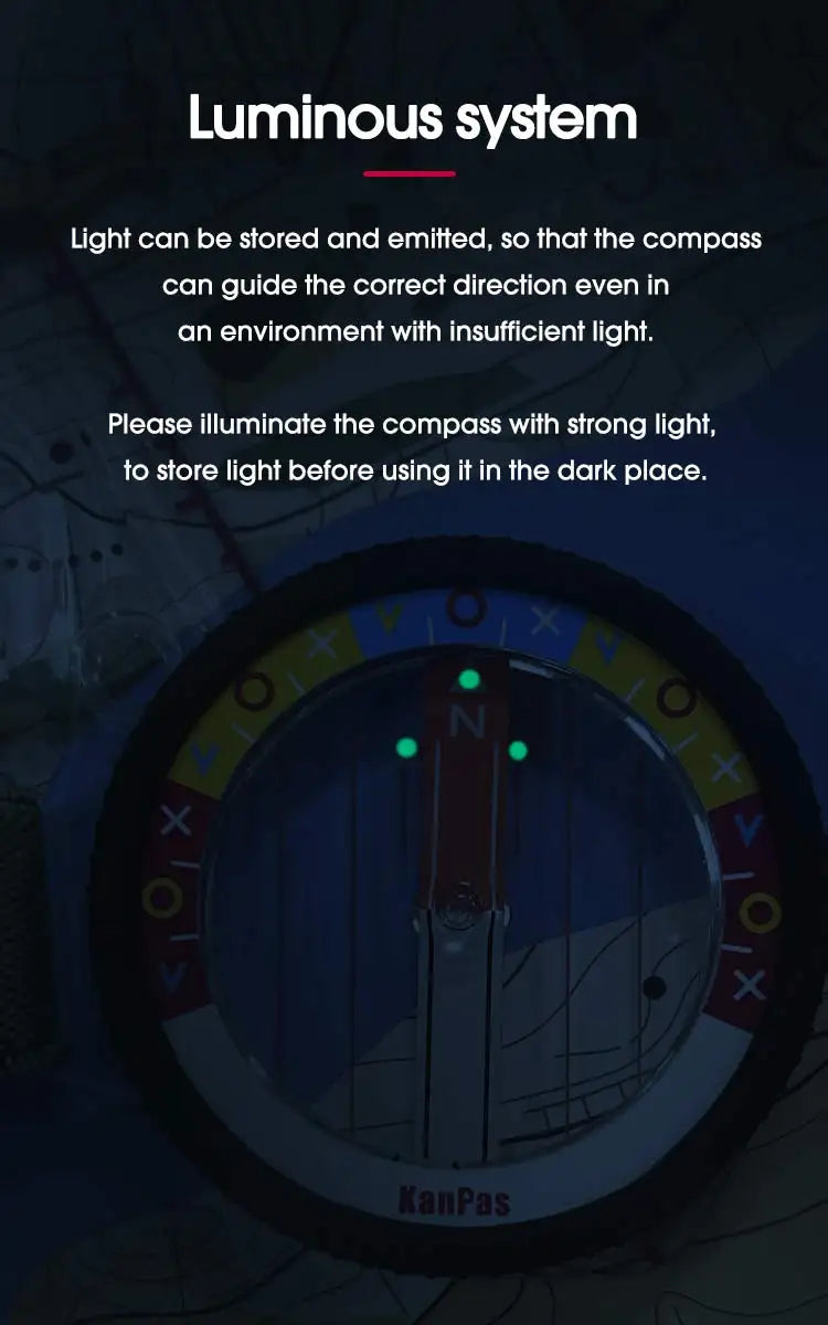 KANPAS  elite competition orienteering  thumb compass with silicon ring,MA-43-FS