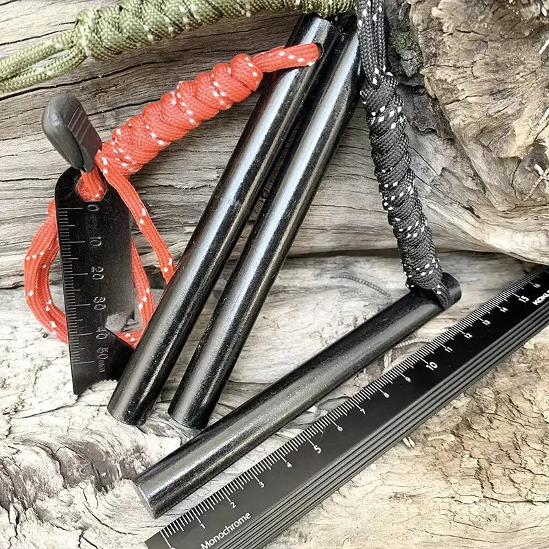 Bear Grylls Survival Fire Starter Magnesium Flint Rod Portable Emergency Firesteel Kit Lighters Smoking for Camping Hiking Tool