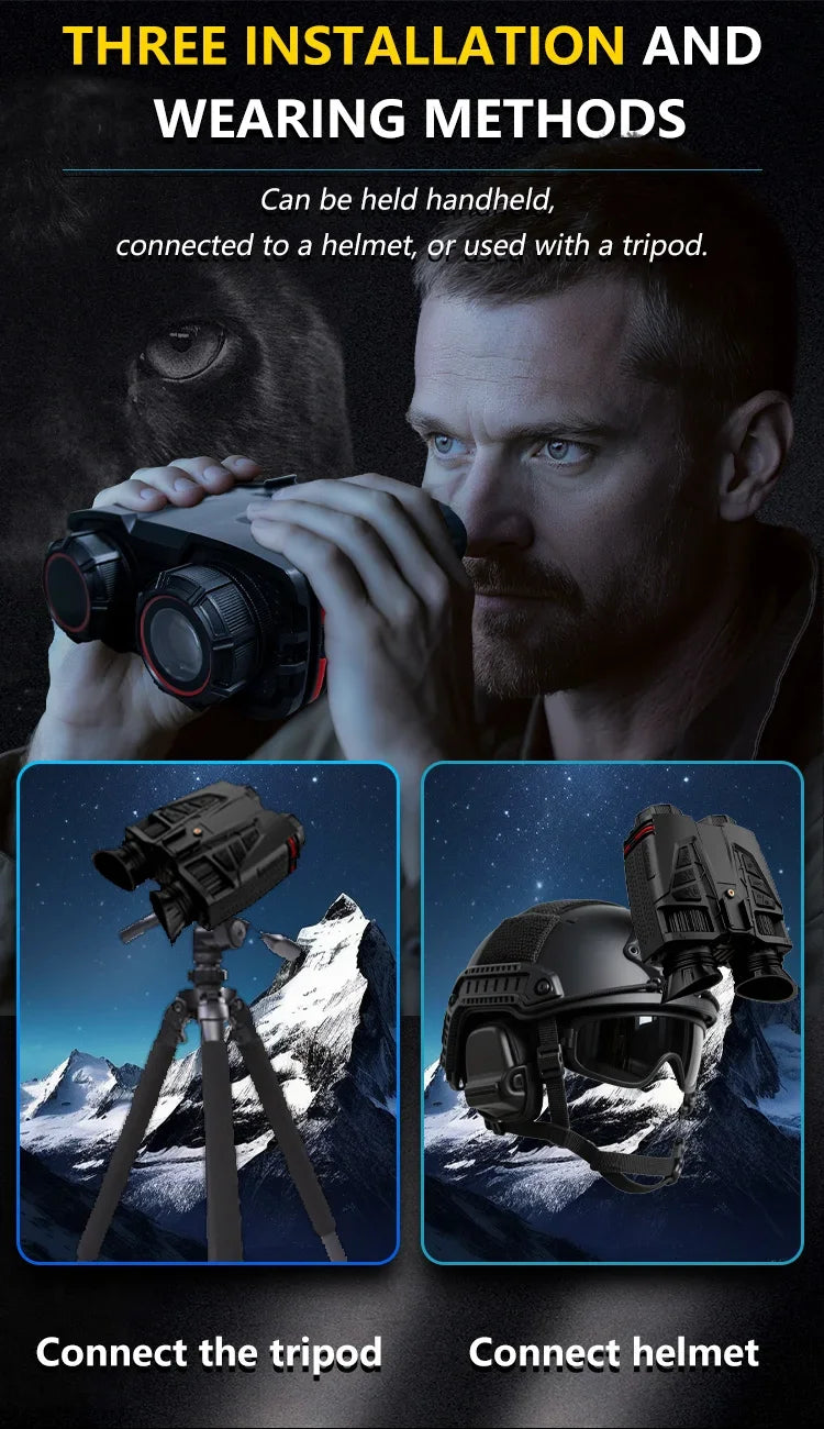 NVC800 WIFI Compact Thermal Monocular 16x Zoom Adjustable Night Vision Goggles Lightweight Thermal Camera for Hunting & Camping
