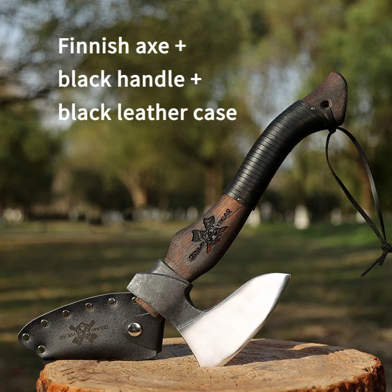 New High-quality Finnish Axes Camping Woodworking Hand Axes Outdoor Portable Tactical Axes Hand Tools for Household Felling