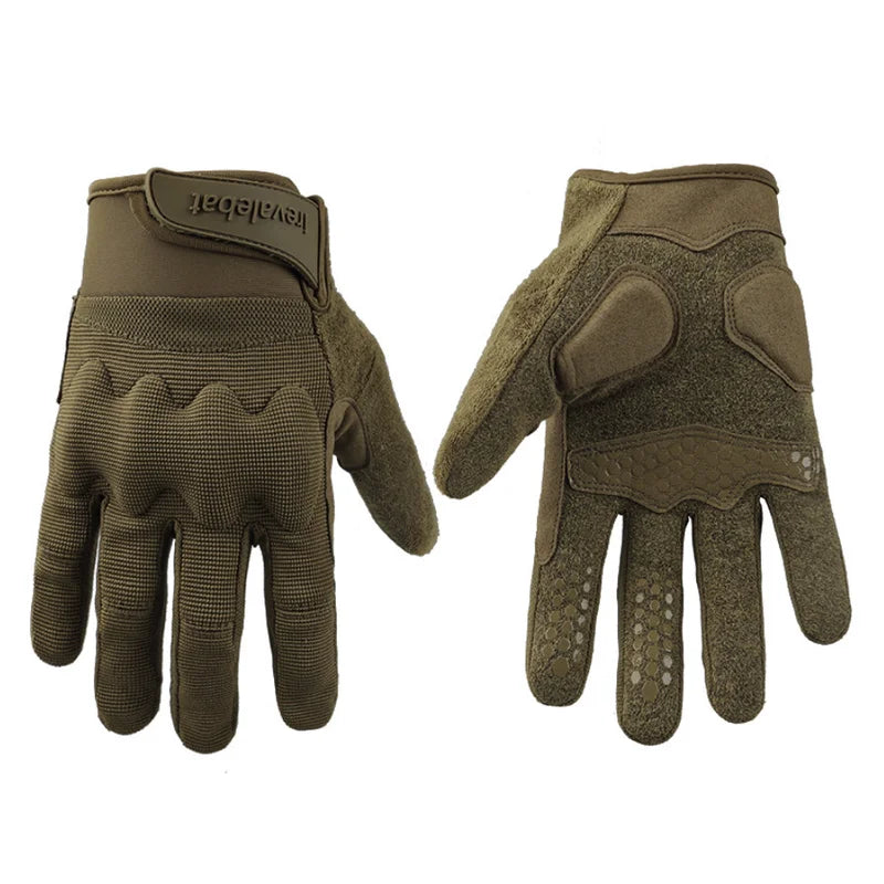Men Tactical Gloves Touch Screen Cycling Sports Outdoor Motorcycle Riding Bike Running Outdoor Anti Slip Shock Absorption Gloves