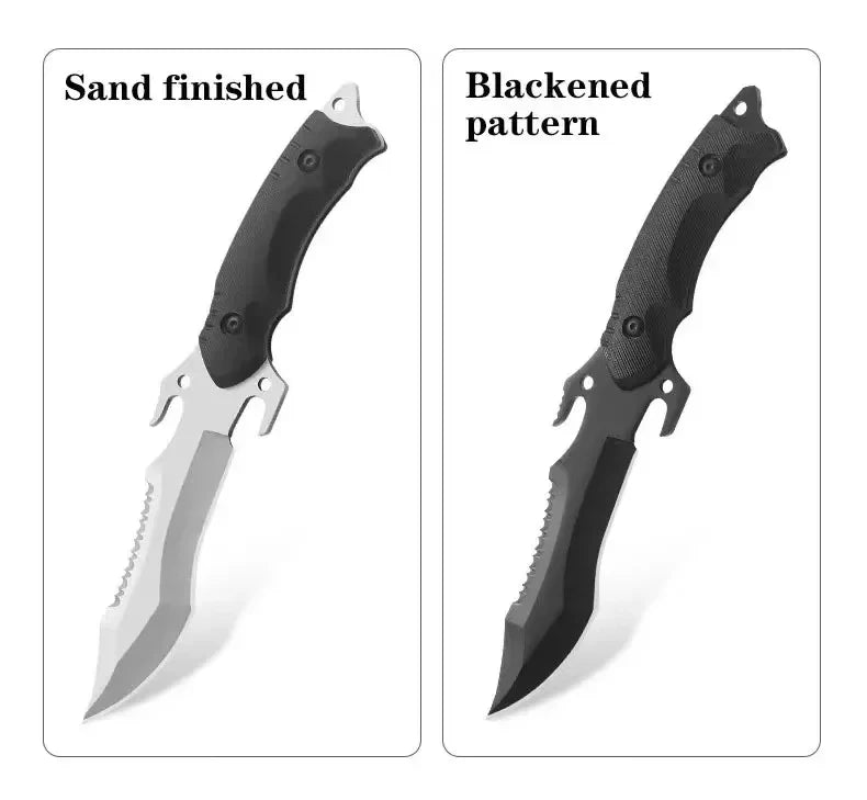 Portable High Hardness Survival Knife Straight Outdoor Tool Pocket Military Hunting Tactics Knife