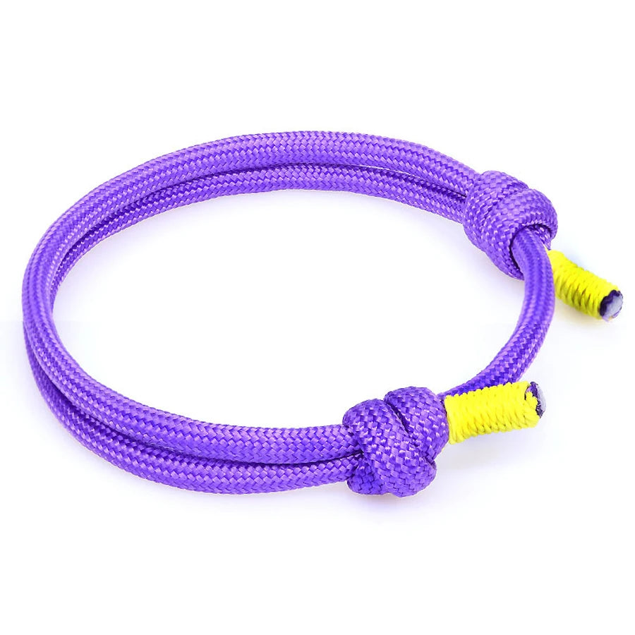 550 Paracord Rope Thread Knot Wrap Survival Bracelets Handmade Double Layer Emergency Outdoor Multipurpose Women Men Jewelry