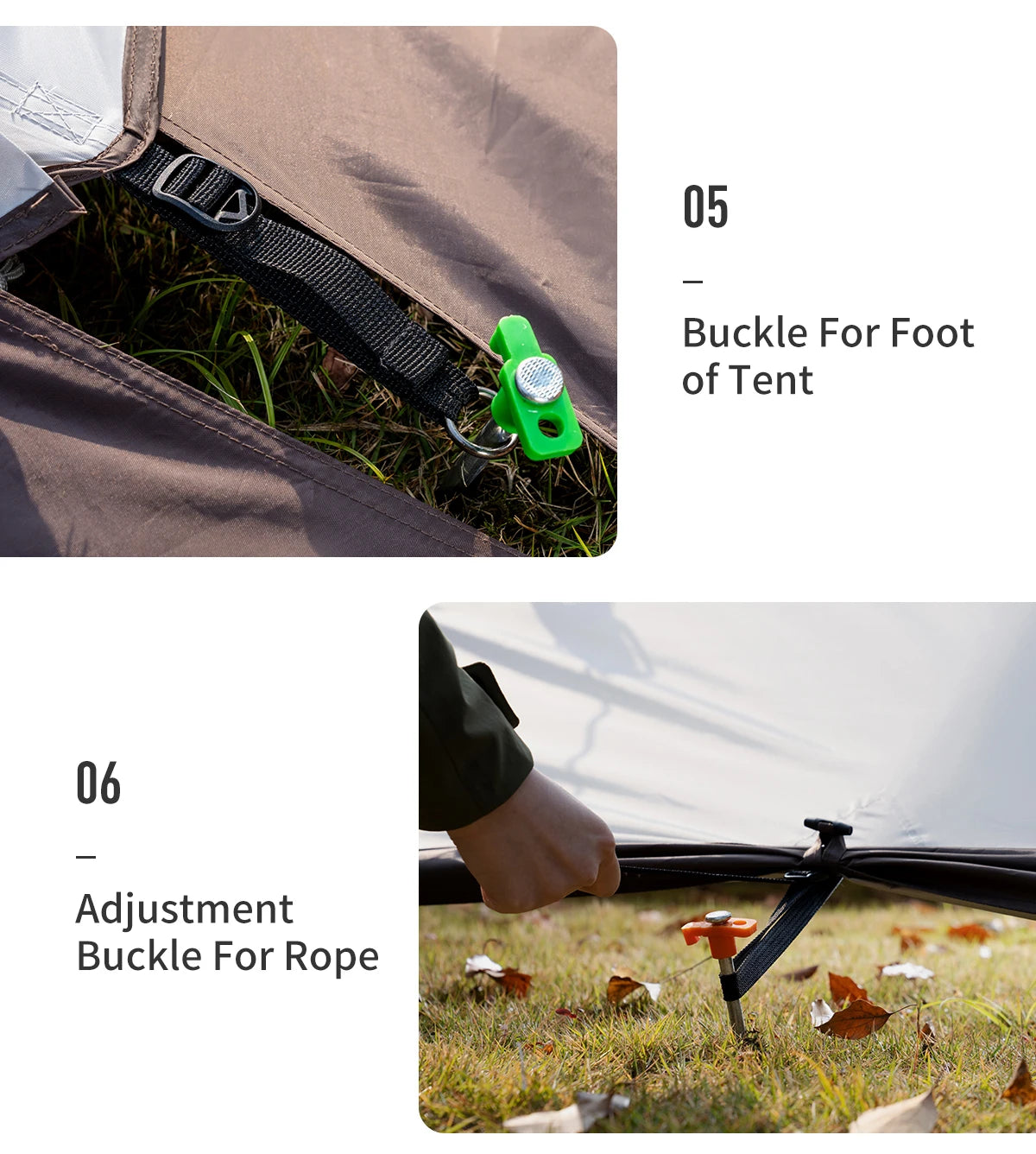 MOBI GARDEN Camping Pyramid Tent 4-6 Person Waterproof UV Protection Home Outdoor 3 Seasons Forest Tower 280