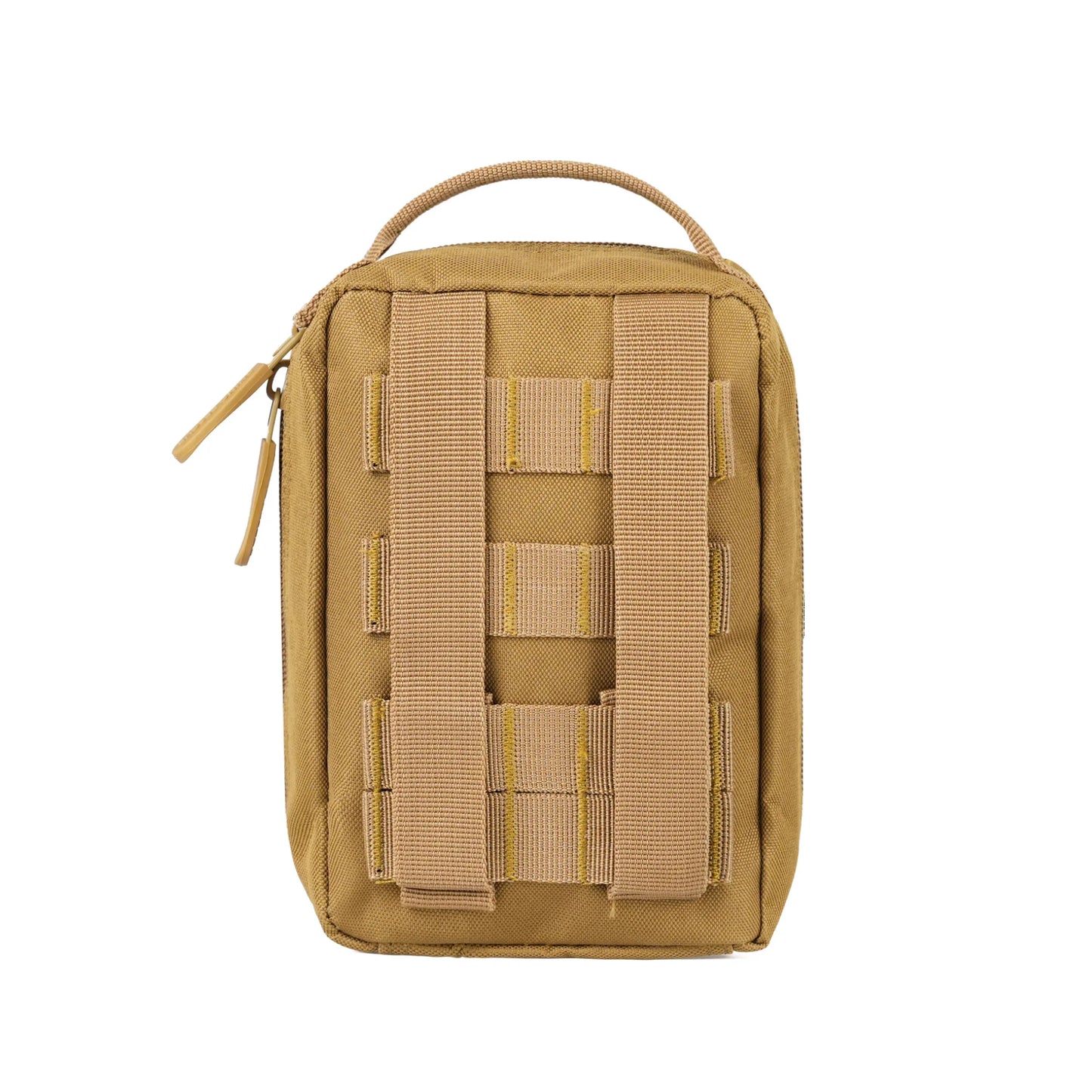 RHINO RESCUE First Aid Kit IFAK POUCH Molle Medical Pouch for Camping Car Travel Hiking 004M (Khaki)