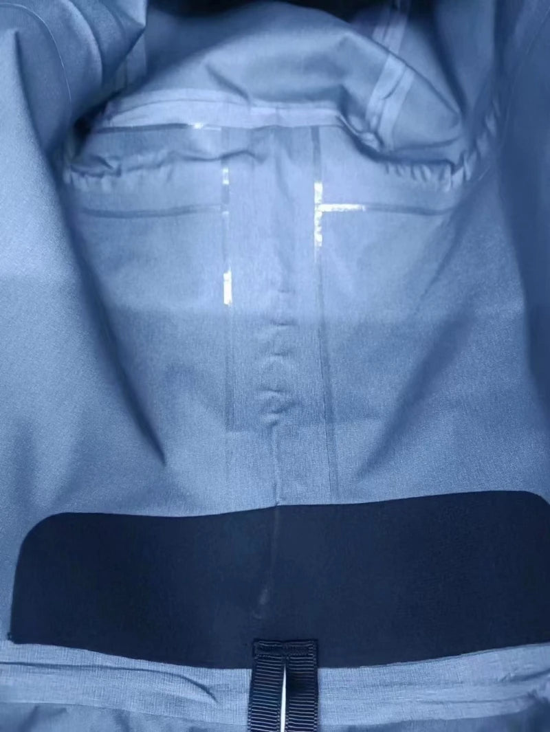 ARC SV Embroidery Bird Logo Three Layer Mens Womens Camping Coat Outdoor Waterproof Windbreaker Hiking Ski Jackets Unisex