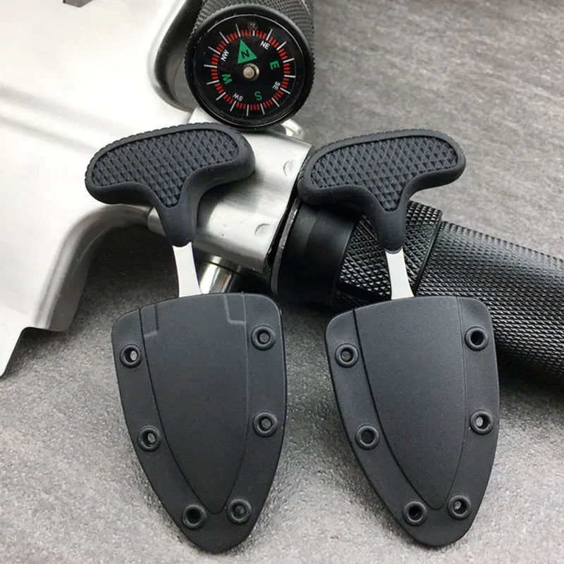 1/2Pcs Multifunctional Necklace Cutters Outdoor Camping Cutters Portable Cutters Hanging Necklace Knife Portable Camping Knife