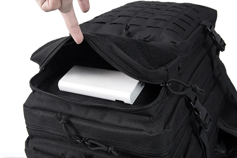 45L Tactical Backpack survival Bag Hunting MOLLE Backpack GYM For Men EDC Outdoor Hiking Rucksack Witch Bottle Holder