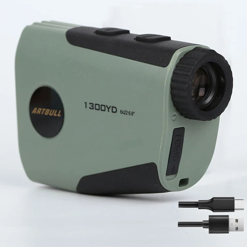 ARTBULL Laser Rangefinder Hunting Outdoor 1300yard 750yard 650m Golf Rangefinder with Flag-Lock Slope Adjusted Distance Meter