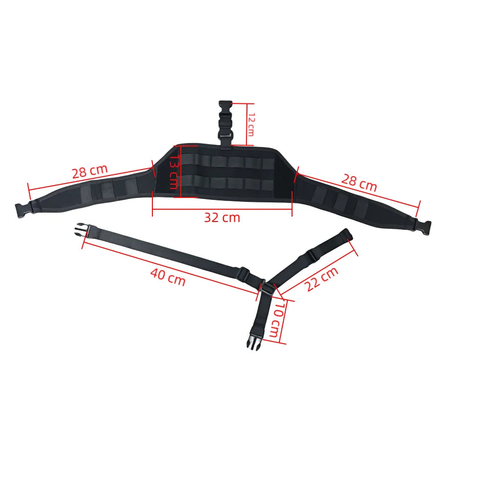 Quick Release Vest Tactical Molle System Outdoor High Quality 1000D Nylon Men Chest Bag Hunting Sports Shoulder Crossbody Bags