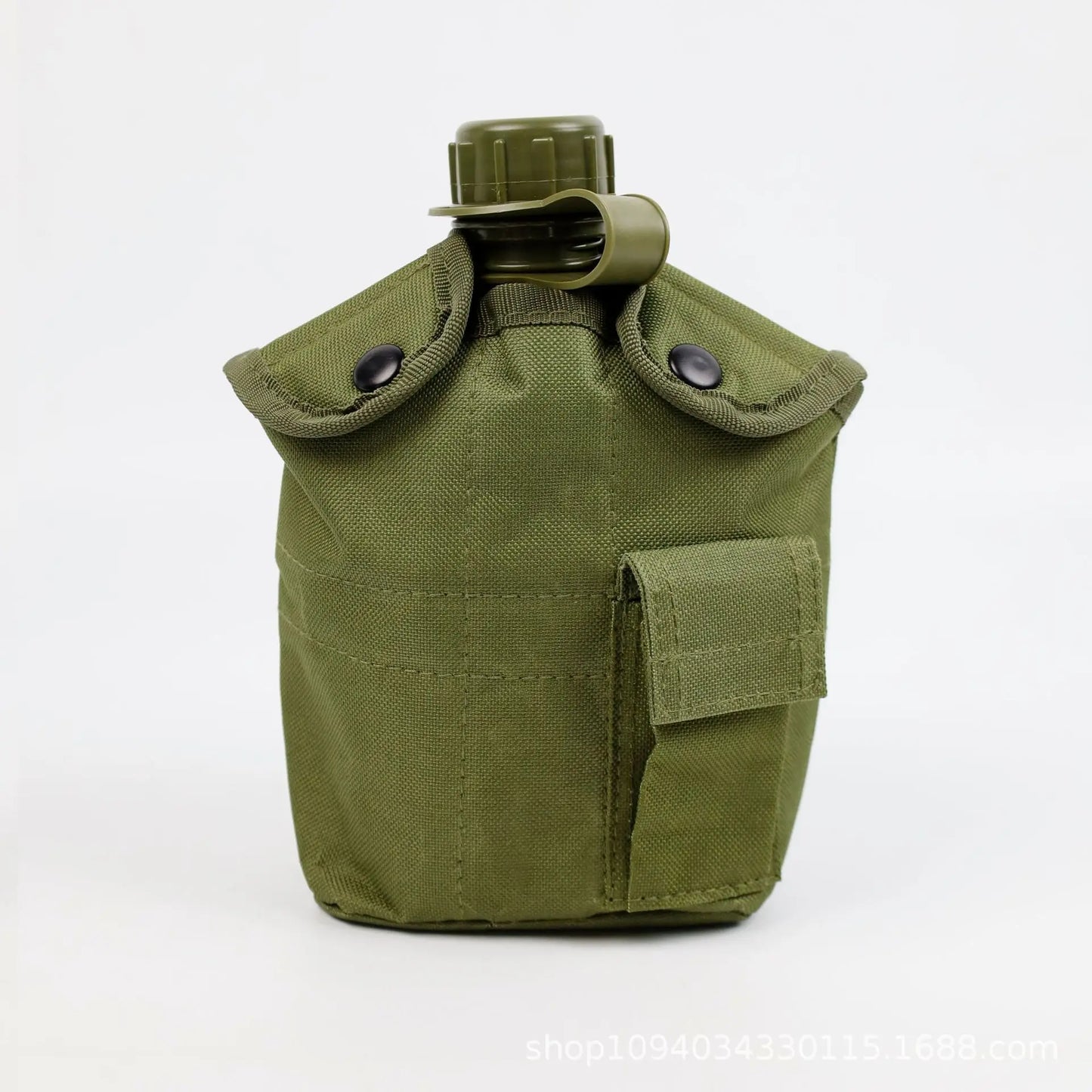 1L Large-Capacity Outdoor Camouflage Military Canteen Bottle for Backpacking Camping Hiking - Survival Water Kettle