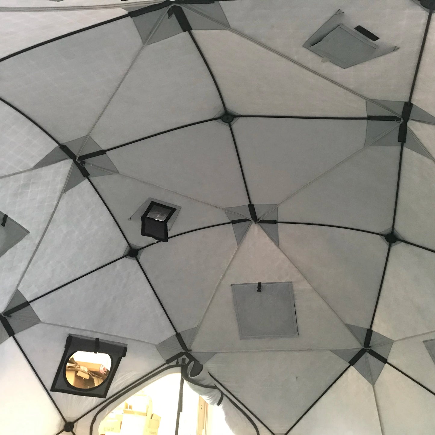 10 Person 4m 8 Side ThickNESS Insulation Winter Fishing Tent Outdoor Camping Party WindProof Sauna Carp Cube Shelter Ice Shelter