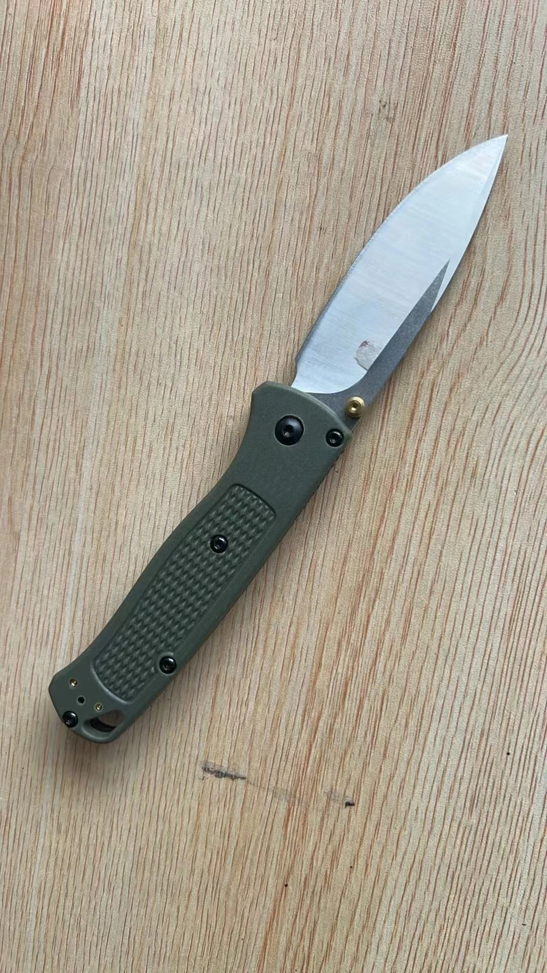 BM  Bugout EDC Folding Pocket Knife Black/ White Blade Survival Tactical Knife Outdoor Facas Jackknife Hand Tools Rescue