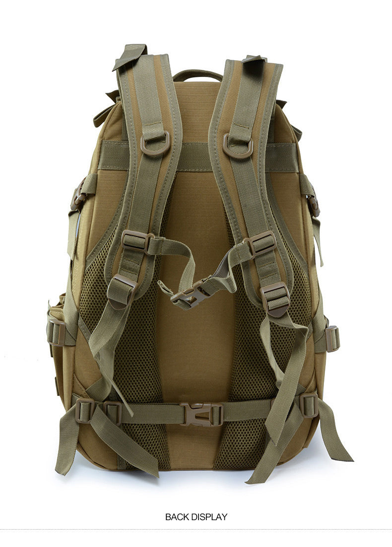 40L Tactical Backpack for Men Camping Hiking Backpacks Reflective Outdoor Travel Bags Survival Molle Climbing Rucksack Bag