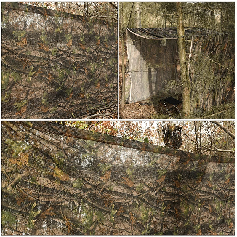 Camouflage Netting 1.5x2 3 4 5 6 8 12 Camo Netting Camouflage Net  For Hunting Ground Blinds W 59 Inches Edge Mossy Oak Country