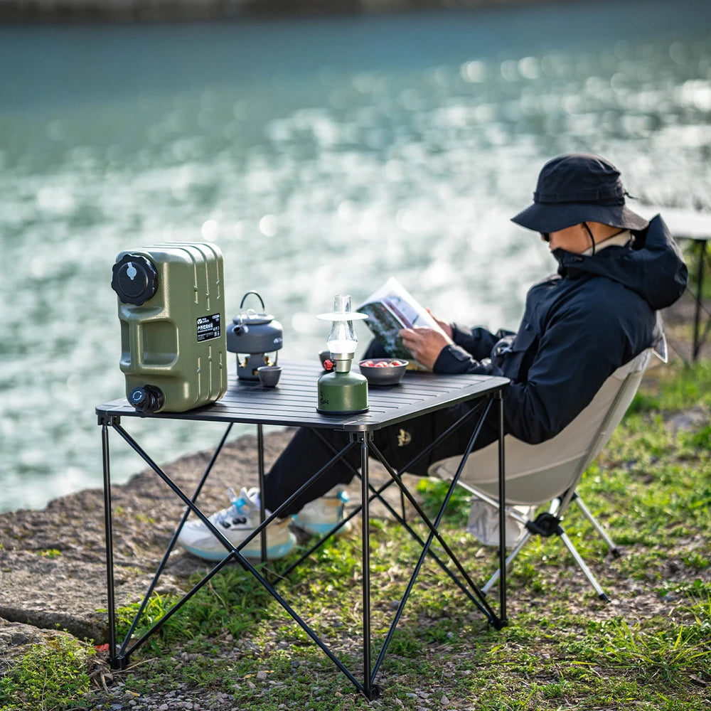 Mobi Garden 11L ,18.5L  Water Bucket Portable Handle Tank Container Ultralight Large Capacity Hiking Water Container