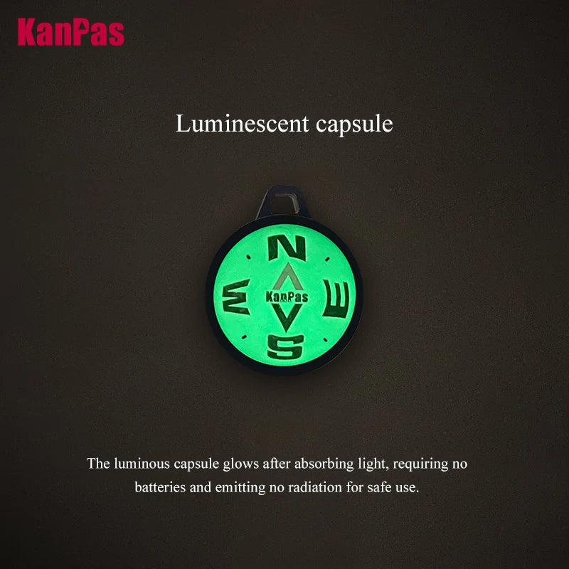 KanPas EDC Micro Floating Compass Ball /Luminous Compass Ball for outdoor&bike/ Waterproof, Lightweight Compss Ball/EDC-V20L