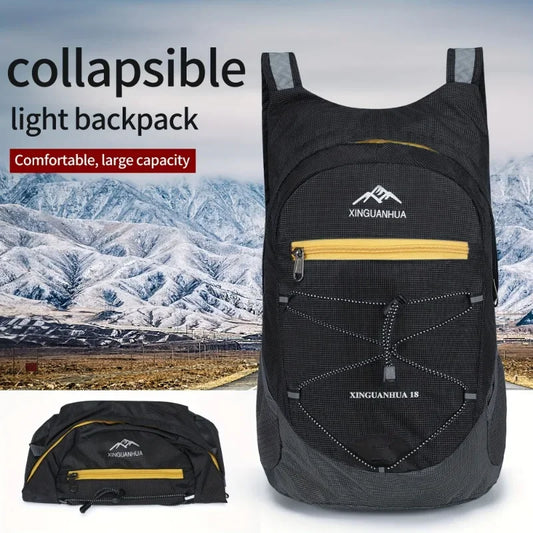 Outdoor Leisure Backpack Essential Backpack for Hiking Sports Style Ultra-light Travel Bag Hiking Backpack for Men and Women