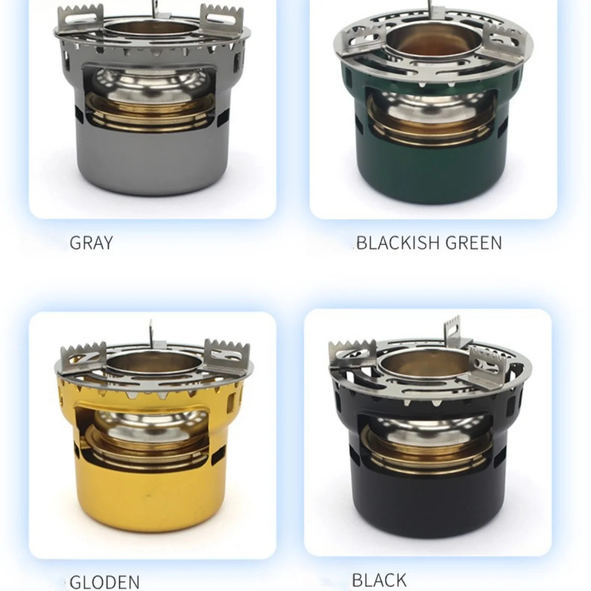 Outdoor Portable Mini Alcohol Stove High-temperature Alcohol Stove Accessories Water Heating Stove Camp Cooking Supplies