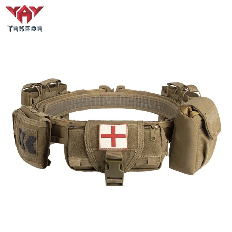 Yakeda Gear User Outdoor Black Hunting Tactics Law Enforcement Duty Security Traffic air gun Belt airsoft equipment Camo