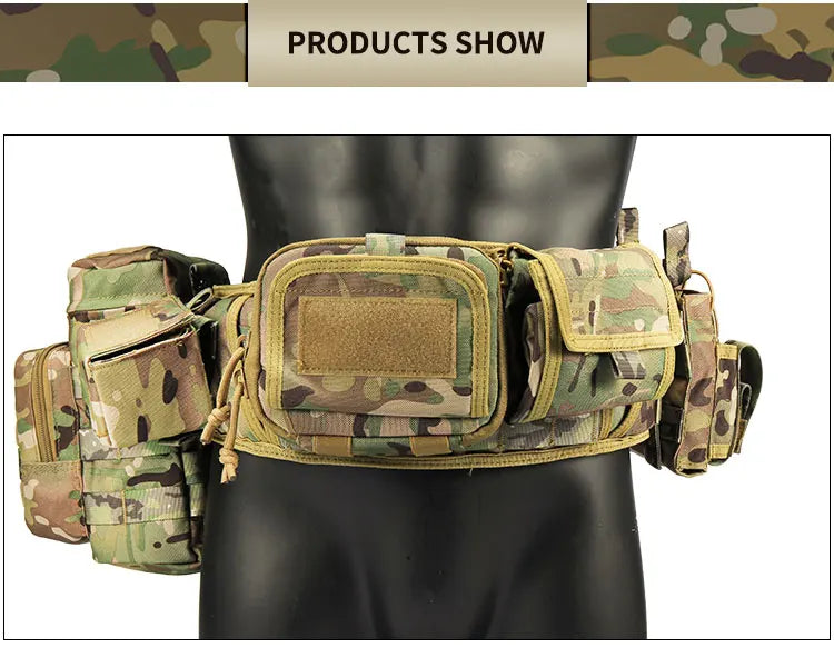 Yakeda Gear User Outdoor Black Hunting Tactics Law Enforcement Duty Security Traffic air gun Belt airsoft equipment Camo