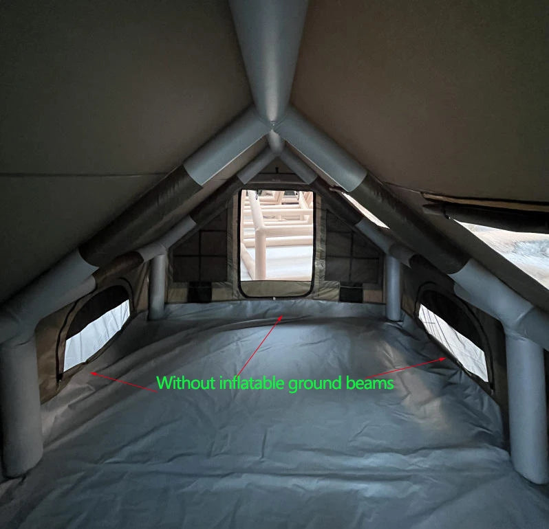 New Oxford Cloth 600D Khaki & Army Green Air-filled Tent for Professional Outdoor Camping Shelter Waterproof Durable Tents