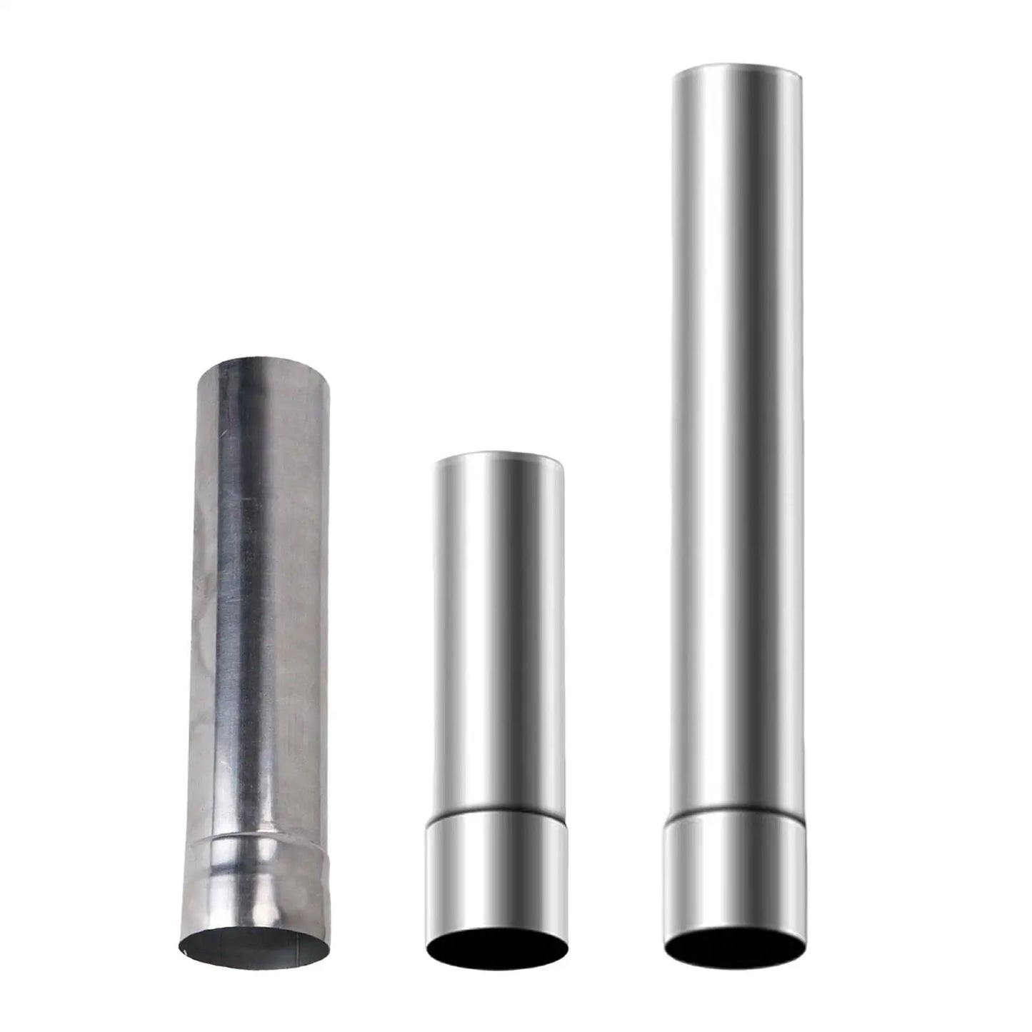 Straight Flue Extension Tube Chimney Pipe Fireplace Stove Pipe for Camping Hiking Burner Wood Log Burning Stove Winter Heater