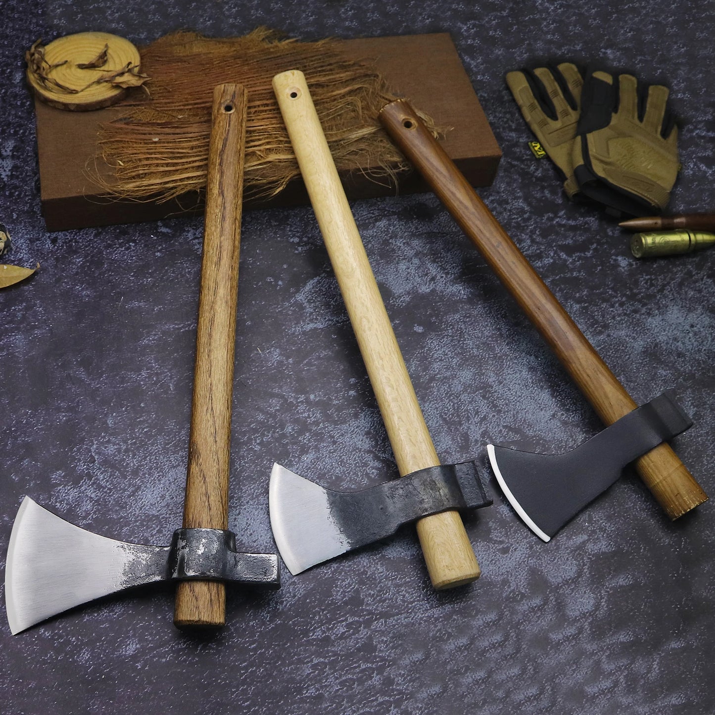 BA-KOR&WPKOPYA manufactures multi-purpose outdoor jungle survival axes, removable high-carbon steel logging axes